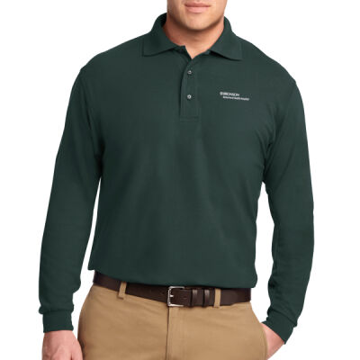 Men's Silk Touch™ Long Sleeve Polo Thumbnail